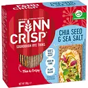 Уцінка. Хрусткі сухарики Finn Crisp тонкі цілозернові запечені з чіа та морською сіллю 195 г