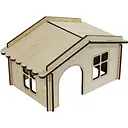 Дом для грызунов Lucky Pet №101 бежевый 16x10x10 см