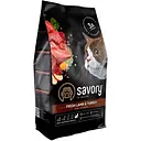 Сухий корм для котів з чутливим травленням Savory Adult Cat Sensitive Digestion Fresh Lamb & Turkey зі свіжим м’ясом ягняти та індички 0.4 кг
