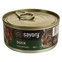 Влажный корм для взрослых привередливых кошек Savory Cat Can Adult с уткой 100 г