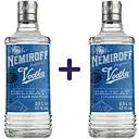Набор: водка особенная Nemiroff Originals Деликат мягкая 40% 0.5 л х 2 шт.