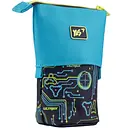 Пенал-підставка Yes PH-M2 Ultrex, 18,5х13,5х6 см, чорний із бірюзовим (532911)