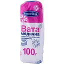 Вата медична гігієнічна Білосніжка нестерильна зигзаг 100 г (295744)
