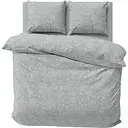 Комплект постільної білизни LeLit Двоспальний 180х215 см мікрофібра P-0200/1 сірий (le2000000304175)