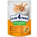 Влажный корм для пожилых кошек Club 4 Paws Premium с курицей в соусе 85 г