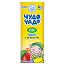 Сік Чудо-Чадо Персик з м'якоттю, цукром і вітаміном С, 200 мл