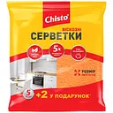 Віскозні серветки Chisto, колір в асортименті, 5+2 шт