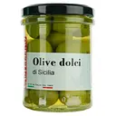 Оливки зелені Castellino Вердоліна солодкі з Сицилії 180 г