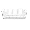 Навесная полка-корзина для хранения Raum 43х25.5х13.5 см белая (RG-005w)