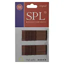 Набор фрезерных невидимок для волос SPL 6 см 24 шт. коричневый (3021-0060)
