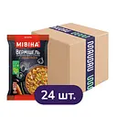 Вермишель быстрого приготовления Мівіна со вкусом грибов с овощами и зеленью неострая 59.2 г х 24 шт.