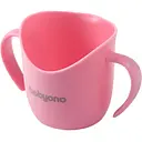 Тренувальна чашка BabyOno з ручками 120 мл рожева (1463/04)