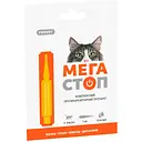 Капли на холку для кошек ProVET Мега Стоп от внешних и внутренних паразитов от 4 до 8 кг 1 пипетка по 1 мл (PR241746)