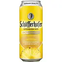 Уцінка. Суміш пива із соком Schofferhofer Juicy Pineapple Hefeweizen світле нефільтроване 2.5 % 0.5 л