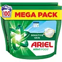 Набір капсул для прання Ariel Все-в-1 Для чутливої шкіри 100 шт. (2 уп. х 50 шт.)