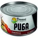 Риба рублена Домашні продукти у томатному соусі 240 г