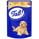 Вологий корм ГАВ для дорослих собак з куркою в ніжному соусі 100 г