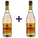 Вино Sizarini Lambrusco ігристе, біле, напівсолодке 1.5 л (2 шт. х 0.75 л)