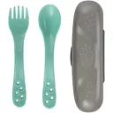 Набір столових приборів Canpol babies в футлярі бірюзовий (74/019_tur)