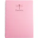 Зошит для записів Buromax Favourite Pastel А4 у клітинку 80 аркушів рожевий (BM.24452154-10)