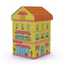 Рождественский бокс в виде дома Равлосити с игрушкой и стикером Bob Snail желтый 384 г