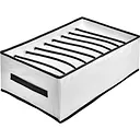 Коробка-органайзер Stenson 4425209J-WHITE для хранения белья 44х25х20 см 9 отделений белая (35599)