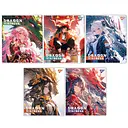 Набір зошитів для записів А5 Yes Dragon mistress 18 аркушів в лінію 10 шт. (767527)