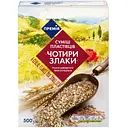 Смесь хлопьев Премія 4 злака, резаные быстрого приготовления, 500 г (868312)