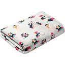 Плед LeLit Новорічний Пінгвіни 150x200 см велсофт білий (le2000000324128)