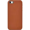 Чохол-накладка Toto Leather Case Apple iPhone SE/5s/5 Brown