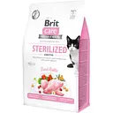 Сухой корм для стерилизованных котов с чувствительным пищеварением Brit Care Cat GF Sterilized Sensitive со свежим кроликом 0.4 кг