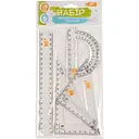 Набір лінійок Yes 4 предмети лінійка 20 см (370262)