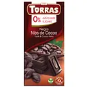 Шоколад черный с кофе Torras без сахара 75 г