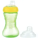 Поїльник-непроливайка Nuby Easy Gripper з носиком 300 мл зелений (NV0406014grn)