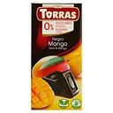 Шоколад чорний Torras з манго без цукру 75 г