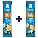 Фруктово-злаковый батончик в вафельном листе Gerber с бананом и яблоком для детей 50 г (2 шт. х 25 г)