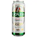 Пиво безалкогольное Lacplesis, светлое, 0,5%, ж/б, 0,5 л