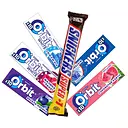 Набір: батончик Snickers Super +1 з арахісом 112 г + гумка жувальна Orbit: White Малина-гранат 14 г + Соковитий кавун 14 г + Весела лохина  14 г + White  Свіжа м'ята 14 г + Winterfresh драже 14 г