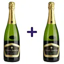 Вино ігристе Gran Baron Cava Brut біле брют 11,5% 1.5 л (2 шт. х 0.75 л)