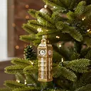 Прикраса ялинкова Handicraft Вежа 13 см скло