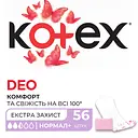 Ежедневные прокладки Kotex Deo Normal Plus 56 шт.