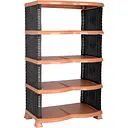 Этажерка для обуви Violet House Эко Brown Роттанг, коричневый (0756 Рот Эко BROWN 48*30*79 см)