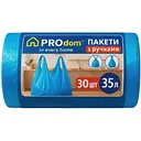 Мусорные пакеты Prodom с ручками 35 л 30 шт.