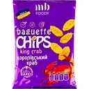 Сухарики MB Foody Baguette Chips Пшеничні Королівський краб 55 г (942031)