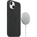 Оригинальный силиконовый чехол Apple Silicone Case MagSafe для iPhone 15 (6.1") Midnight Black MT0J3ZM/A