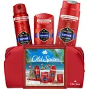 Подарунковий набір Old Spice Captain: аерозольний дезодорант 150 мл + дезодорант-стік 50 мл + гель для душу 3-в-1, 250 мл + косметичка
