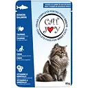 Вологий корм для котів Cat Joy пауч з лососем в соусі 85 г
