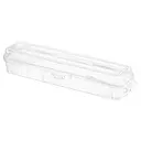 Контейнер для зубных щеток Bager Terra White пластиковый 23.5х6х4.5 см (BG-762 W)