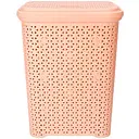 Корзина для белья Diomedea с крышкой бежевая 505 x 385 x 285 мм 35 л (К1-406)