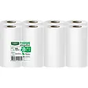 Полотенца бумажные Кохавинська папірня 3 слоя 8 рулонов белые